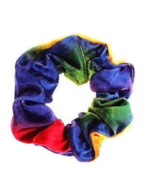 Wholesale Velvet Scrunchies - Rainbow