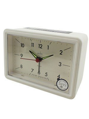 Wholesale Acctim Drake Alarm Clock - White