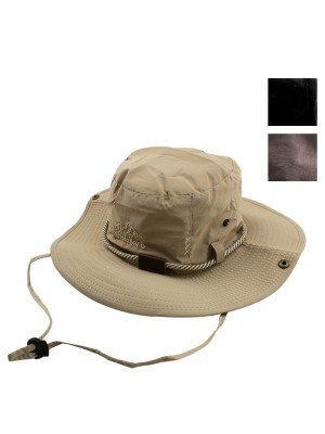 Wholesale Adults Aussie Hat with Adjustable String - Assorted Colours