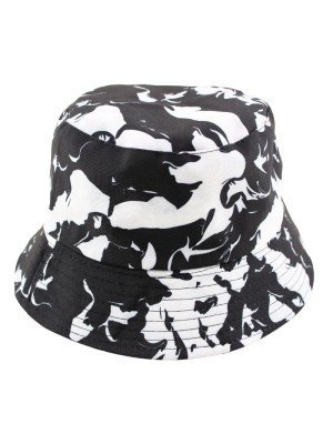 Wholesale Adults Bucket Hat Black & White Design
