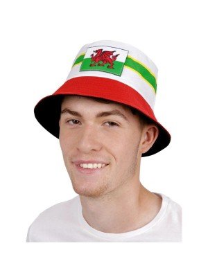Wholesale Adults Reversible Welsh Bucket Hat