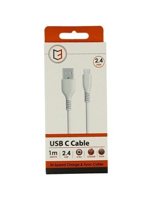 Wholesale C3 1m Data Charging USB C Cable - White