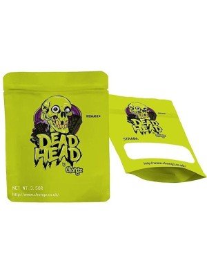 Wholesale Chongz Grip Seal Mylar Bag - Dead Head (125mm x 100mm)