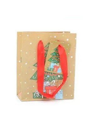 Wholesale Christmas Tree Gift Bag With Tag