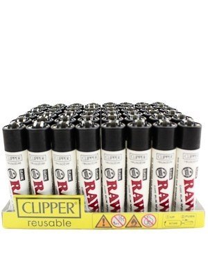 Wholesale Clipper Lighters Classic RAW - White