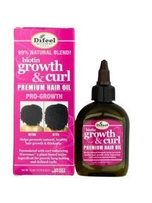 Wholesale Difeel Biotin Growth & Curl Premium Hair Oil - 75ml