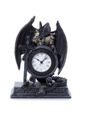 Wholesale Dragon in Armour Mantle Clock
