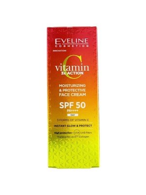 Wholesale Eveline Vitamin C 3x Action SPF50 Face Cream 30ml 