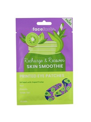 Wholesale Face Facts Recharge & Recover Skin Smoothie Printed Eye Patches 