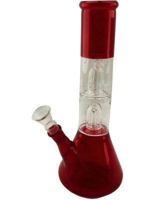 Wholesale Glass Waterpipe Red (12 inch) - Assorted