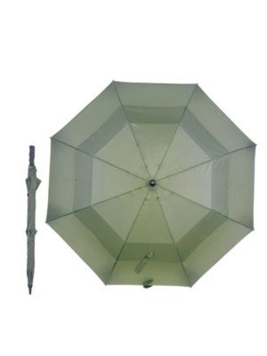 Wholesale Green Auto Golf Umbrella With Straight Handle - 30"