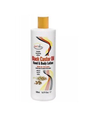 Wholesale Haz Natskin Black Castor Oil Hand & Body Lotion - 500ml