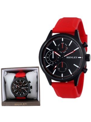 Wholesale Henley Men's Large Sports Silicone Watch 
