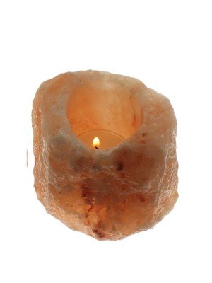 Wholesale Himalayan Rock Salt Tea Light Candle Holder 