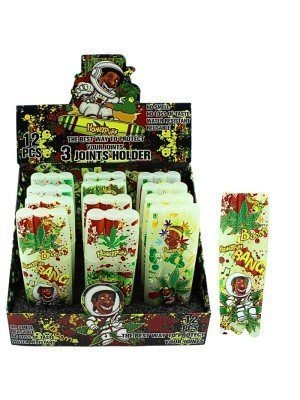 Wholesale Honeypuff Triple Pre-Roll Case - Assorted Designs