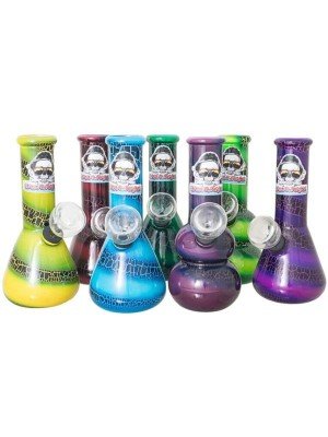 Wholesale Hunter S.Bongson “Sumthing” Glass Waterpipe - Assorted (5 Inch)