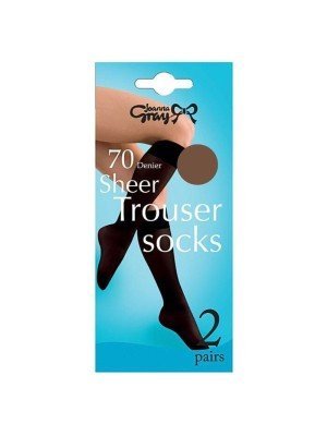 Wholesale Joanna Gray Trouser Socks - Mink (One Size) (2pp)