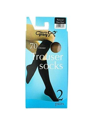 Wholesale Joanna Gray Trouser Socks - Natural