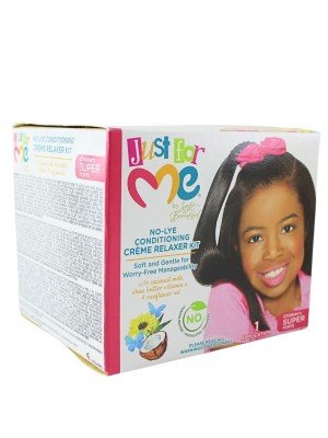 Wholesale Just For Me No-Lye Conditioning Crème Relaxer Kit - Super 