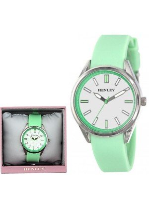 Wholesale Ladies Henley Silicone Strap Sports Watch - Green