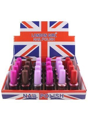 Wholesale London Girl Nail Polish (Tray 14) - Assorted Colours 