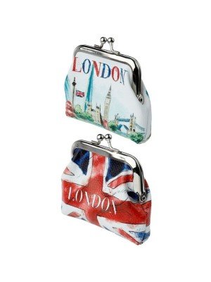 Wholesale London Tour & Union Jack Tic Tac Purse - Assorted