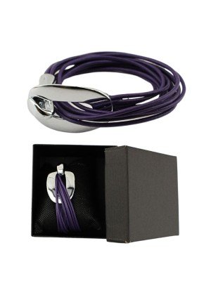 Wholesale Men's Six-Strand Adjustable Leather Bracelet - Assorted
