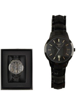 Wholesale Men's NY London Round Metal Bracelet Watch