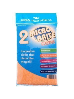 Wholesale Micro Brite Ultra Microfibre Cloths (2 Pack)