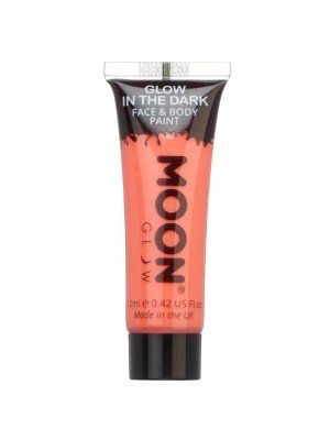 Wholesale Moon Glow In The Dark Face & Body Paint - Red 