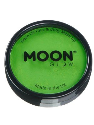 Wholesale Moon Glow Neon UV Pro Face & Body Paint Cake Pot - Neon Green