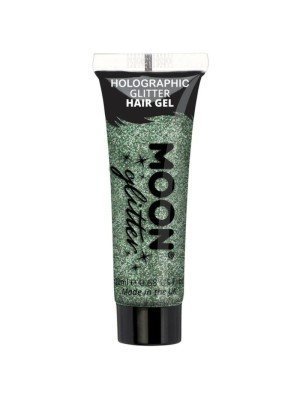 Wholesale Moon Holographic Glitter Hair Gel - Green 