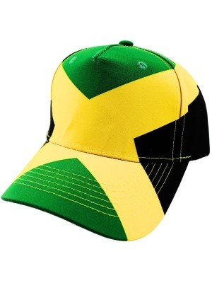 Wholesale Printed 6 Panel Baseball Cap - Jamaica