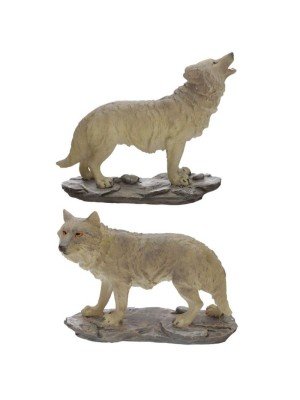 Wholesale Protector of the North Moonlight Protector Wolf Figurine