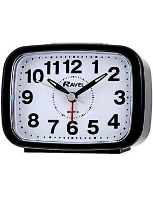 Wholesale Ravel Rectangular Quartz Sweeping Alarm Clock