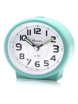Wholesale Ravel Pastille Oval Beep Quartz Alarm Clock - All Sage Green
