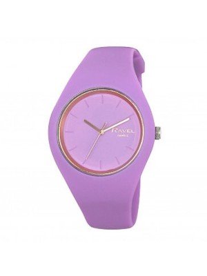 Wholesale Ravel Unisex Comfort Fit Silicone Watch - Lilac