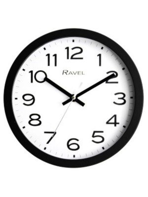 Wholesale Ravel Wall Clock 25cm - Black