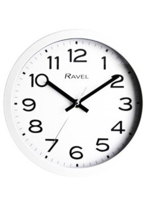 Wholesale Ravel Wall Clock 25cm - White