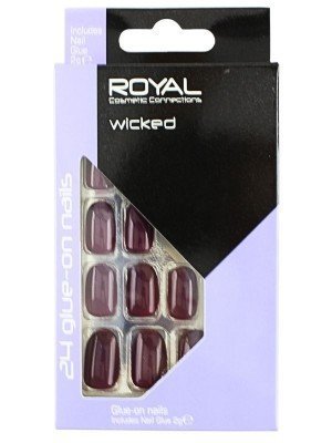Wholesale Royal Cosmetic Glue-On Nails - Wicked