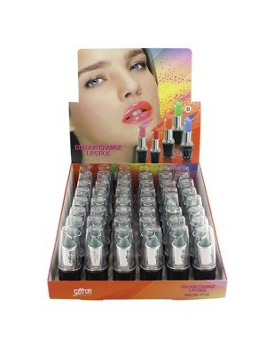 Wholesale Saffron Colour Change Lipstick - Assorted Colours