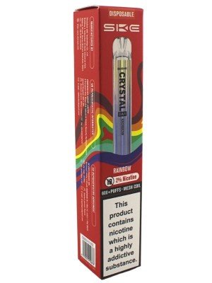 Wholesale SKE Crystal Bar 600 Disposable Ecig - Rainbow 