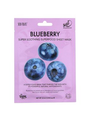 Wholesale Skin Treats Super Soothing Superfood Sheet Mask - Blueberry 
