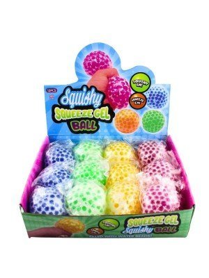 Wholesale Squishy Squeeze Gel Ball - Assorted