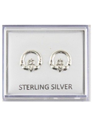 Wholesale Sterling Silver Claddagh Design Stud 