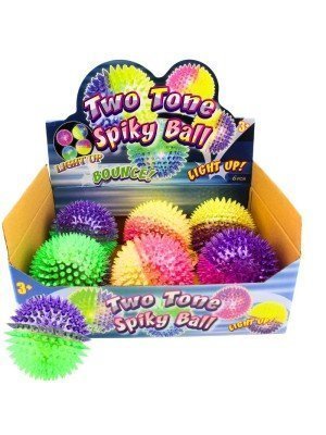 Wholesale Two Tone Spiky Ball - Assorted