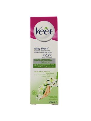 Wholesale Veet Silky Fresh Hair Removal Cream 100ml (Arabic Writing)