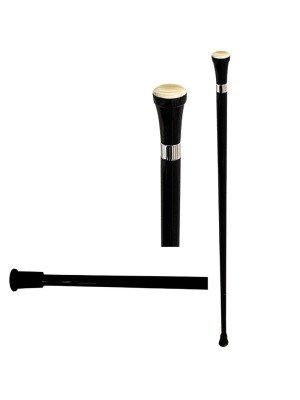 Wholesale Wooden Walking Stick With Gold Knob Handle 