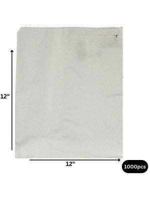 Wholesale White Sulphite Paper Bags 10" x 12" (1000pcs)