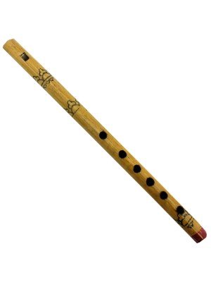 Wooden Printed Flute - 28cm